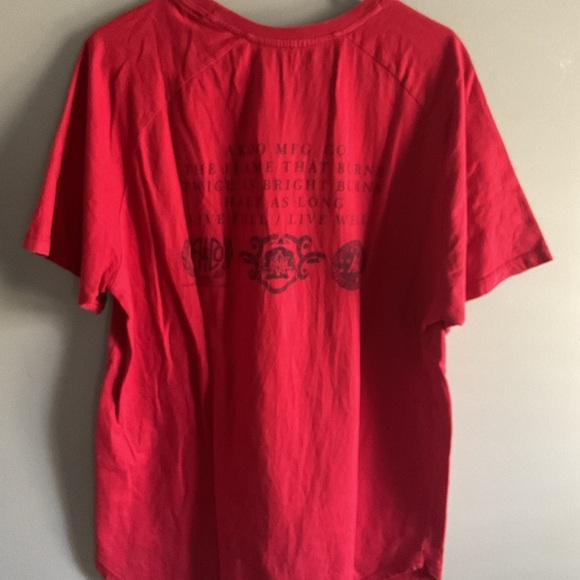 Akoo MFG CO Red Graphic T-Shirt - Picture 2 of 4